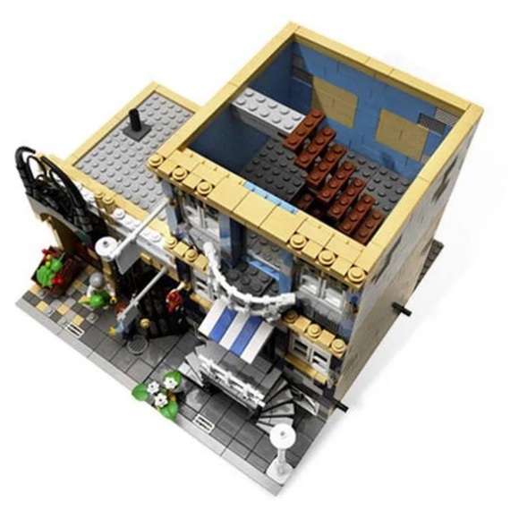 Expert Market Street City Style Creator Blue Building Block Set LEGO COMPATIBLE - Picture 5 of 6